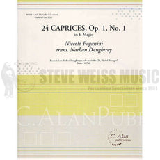 Paganini-24 Caprices, Op. 1 #1: Andante in E major arr. Daughtr