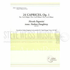 Paganini-24 Caprices, Op.1 selections arr. Daughtrey-M
