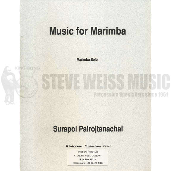 Pairojtanachai-Music for Marimba
