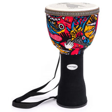 Panyard WPP6632 Slap Djembe Pretuned - Carnival Graphics - 10"