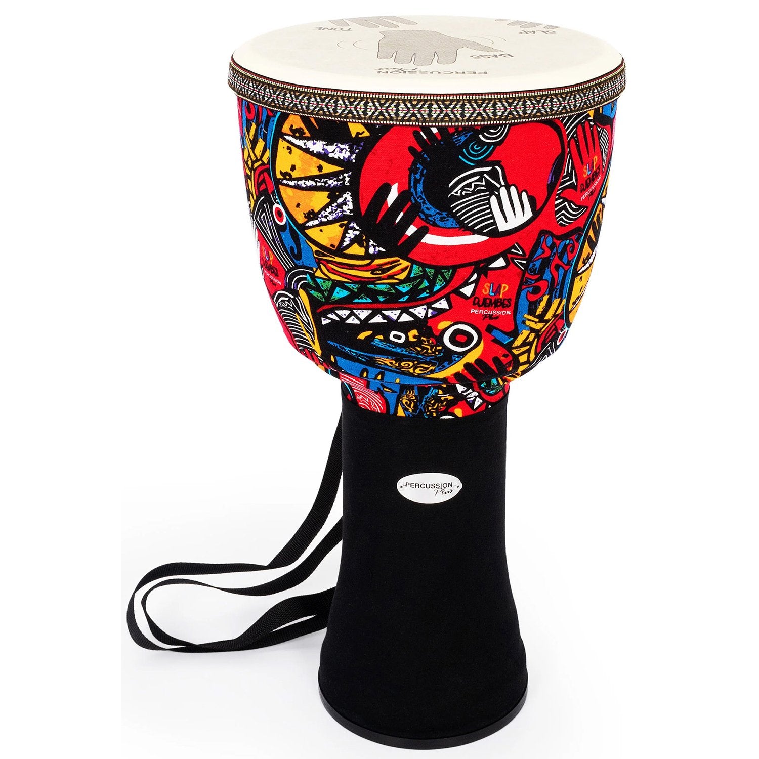 Panyard WPP6633 Slap Djembe Pretuned - Carnival Graphics - 12"