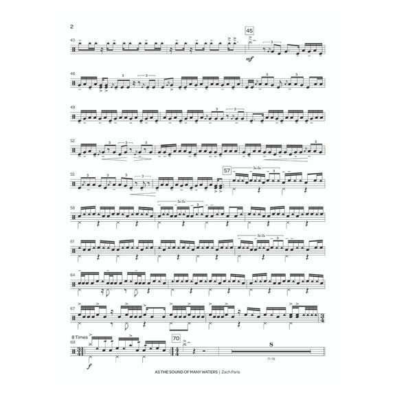 Paris-As the Sound of Many Waters-P/Prerecorded track