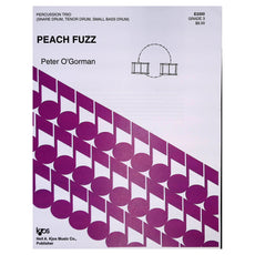 Peach Fuzz for percussion trio by Peter O'Gorman