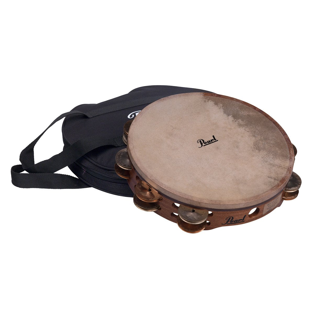 Pearl-10"-double-row-copper-german-silver-orchestral-tambourine-PETM1018GC