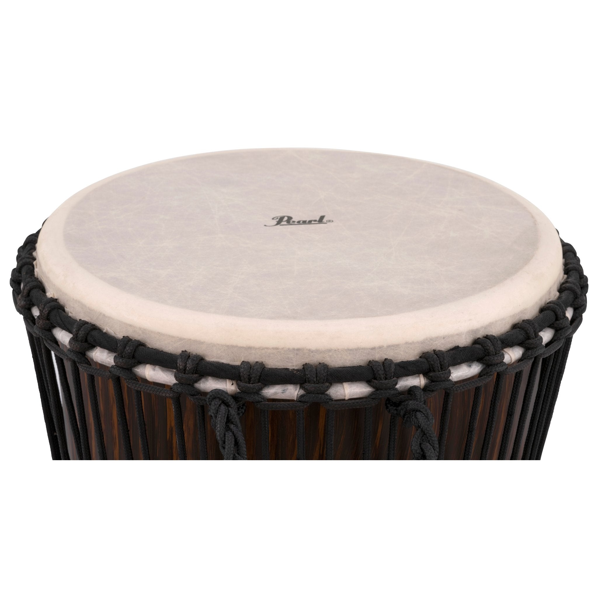 Pearl Artisan Rope-tuned Djembe - 12" - Artisan Straight Grain Limba - Image 5
