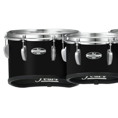 Pearl Championship CarbonCore Shallow Cut Sextet Marching Tenors (6,8,10,12,13,14) - Piano Black Lacquer