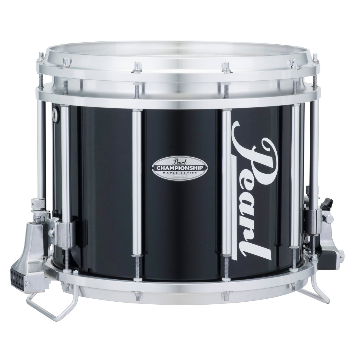 Pearl Championship FFX Marching Snare Drum - 13" x 11" - Midnight Black