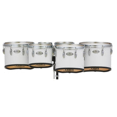 Pearl Championship Series Sextet Marching Tenor Set - 6"/8"/10"/12"/13"/14" - Pure White - Image 1