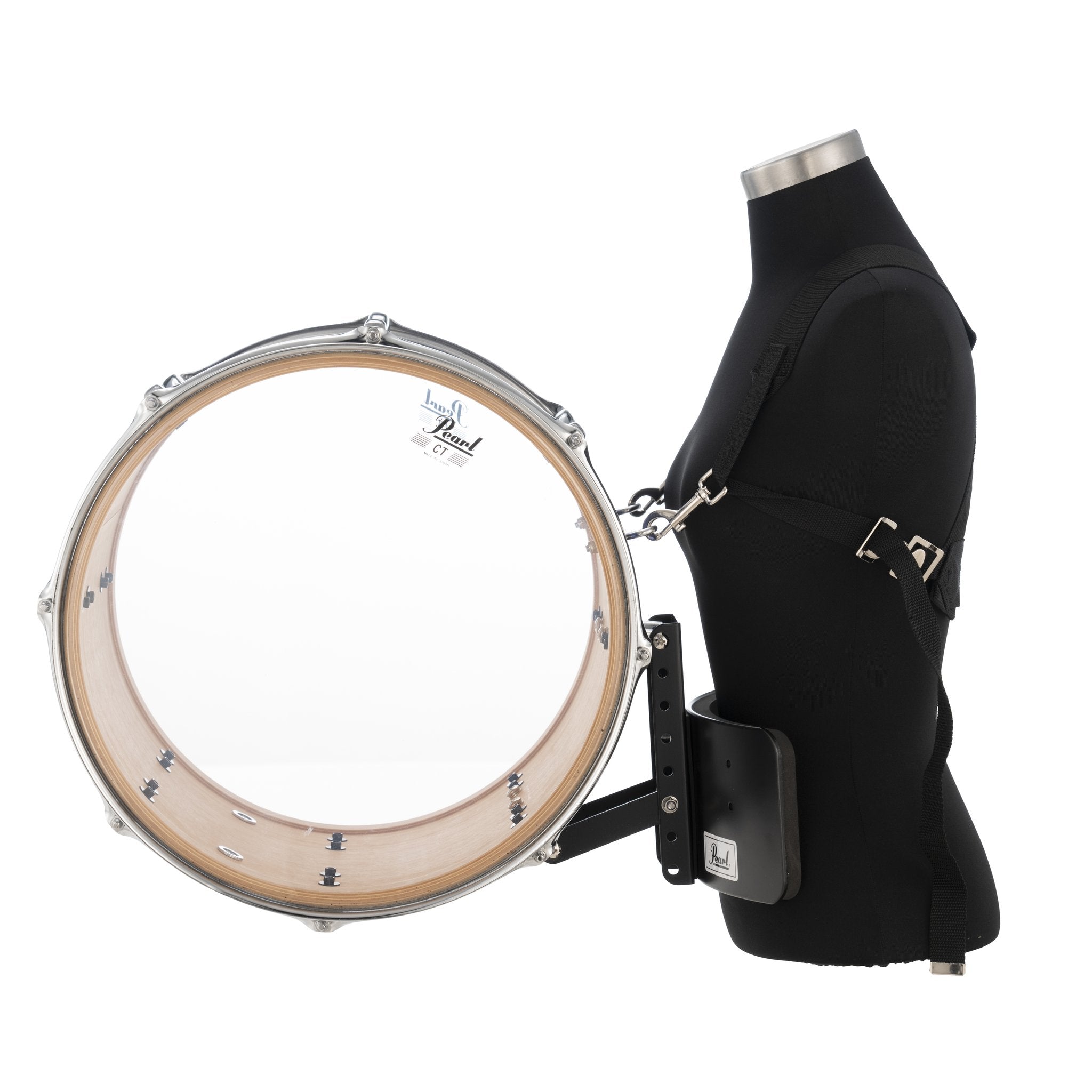 Pearl Championship Traditional Tenor Drum 15x12 with MXTCM Chest Tenor Mount Carrier