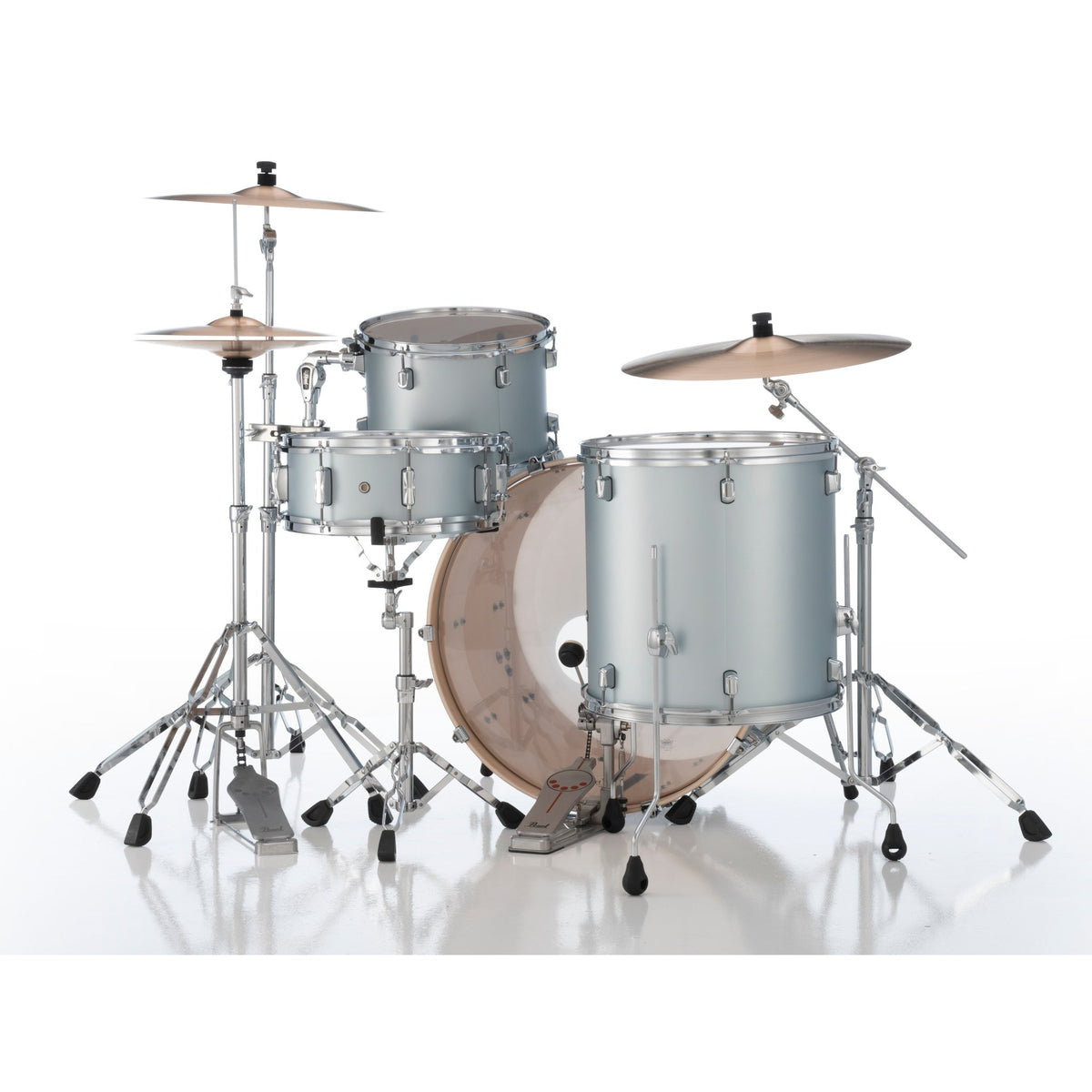 Pearl Decade Maple 3-piece Drum Set Shell Pack - 24" Bass Drum - Blue Mirage - Image 11