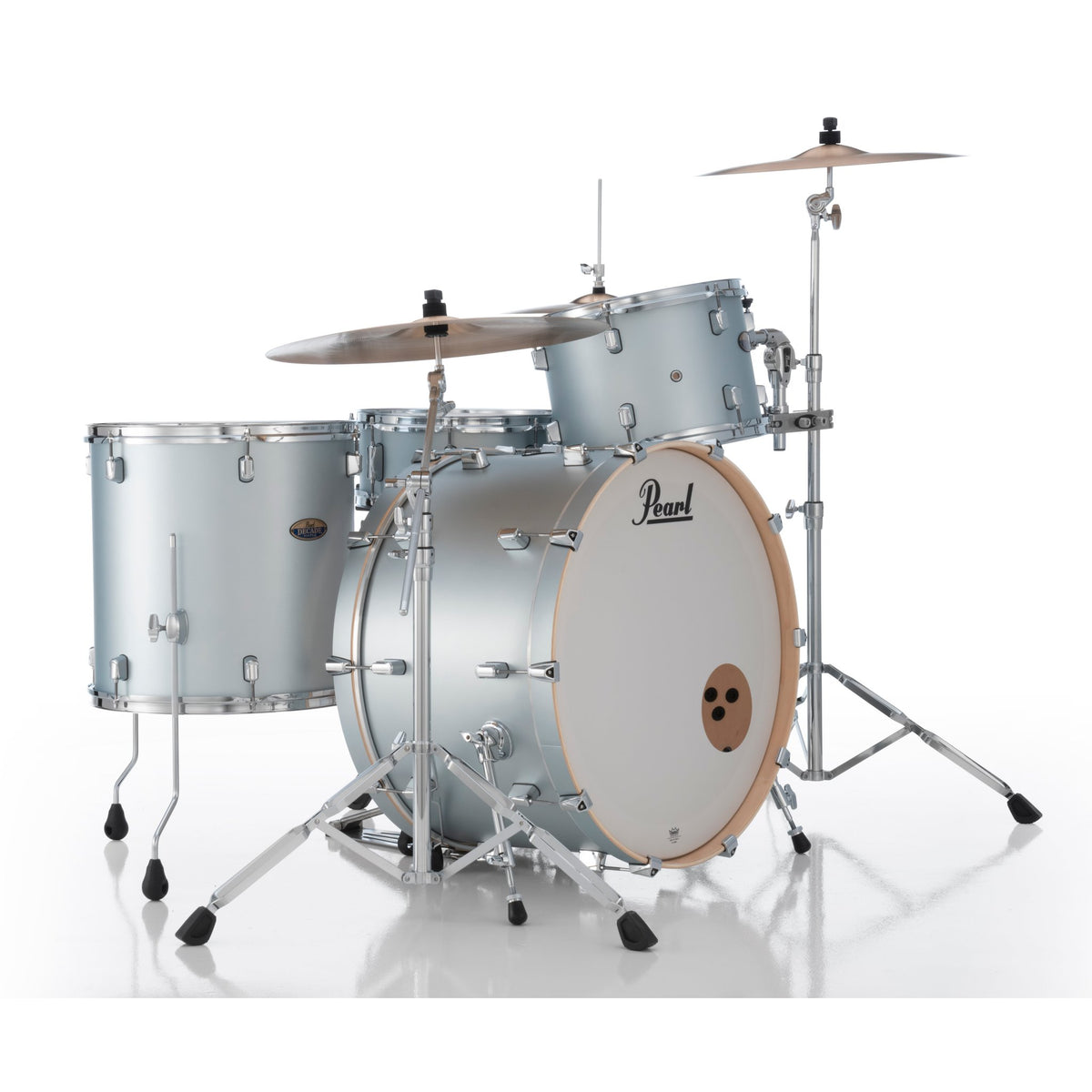 Pearl Decade Maple 3-piece Drum Set Shell Pack - 24" Bass Drum - Blue Mirage - Image 9