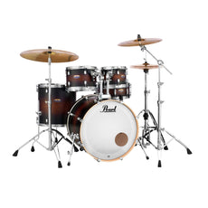 Pearl Decade Maple 5-piece Drum Set Shell Pack - 20" Bass Drum - Satin Brown Burst - Image 1