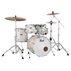 Pearl Decade Maple 5-piece Drum Set Shell Pack - 20" Bass Drum - White Satin Pearl - Image 1