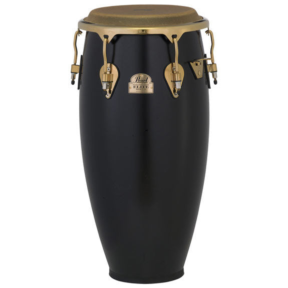 Pearl Elite Series 11" Thai Oak 11 Quinto Satin Black with Gold Hardware