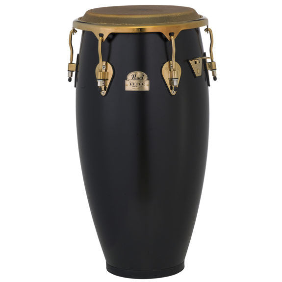 Pearl Elite Series 11" Thai Oak 11 Quinto Satin Black with Gold Hardware