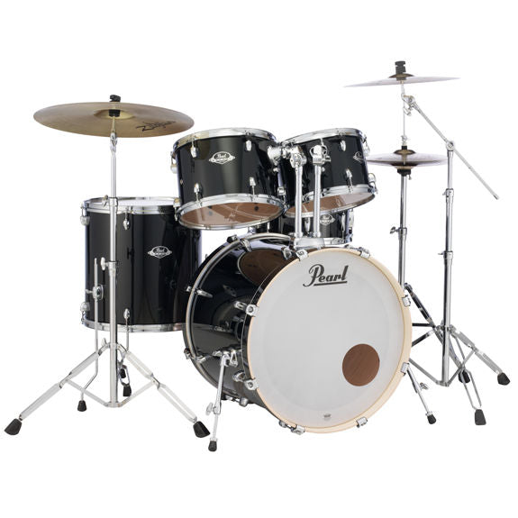 Pearl EXX Export Drum Set with 20" Bass - Jet Black