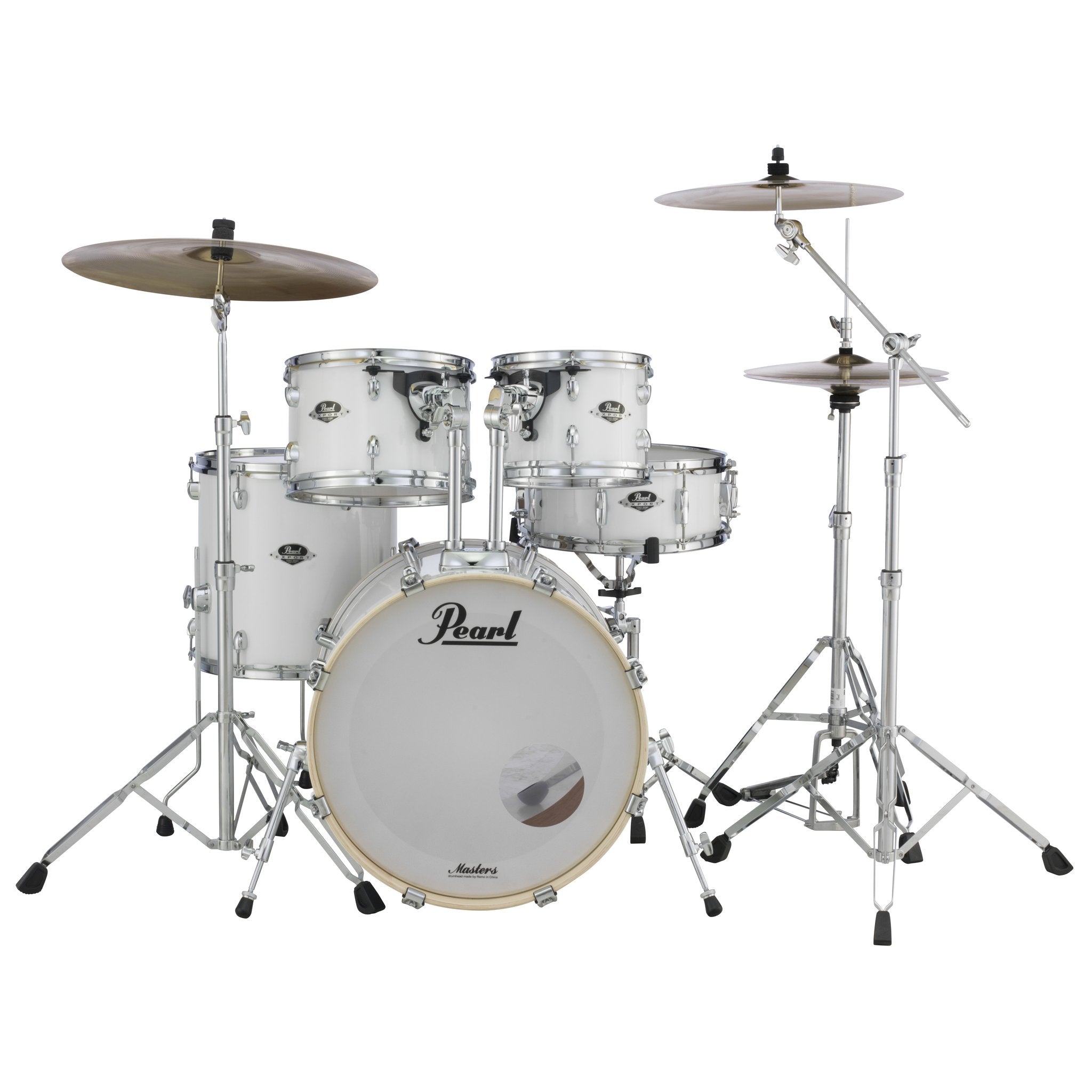 Pearl EXX Export Standard Drum Set with 22" Bass - Pure White PEA-EXX725N/C33