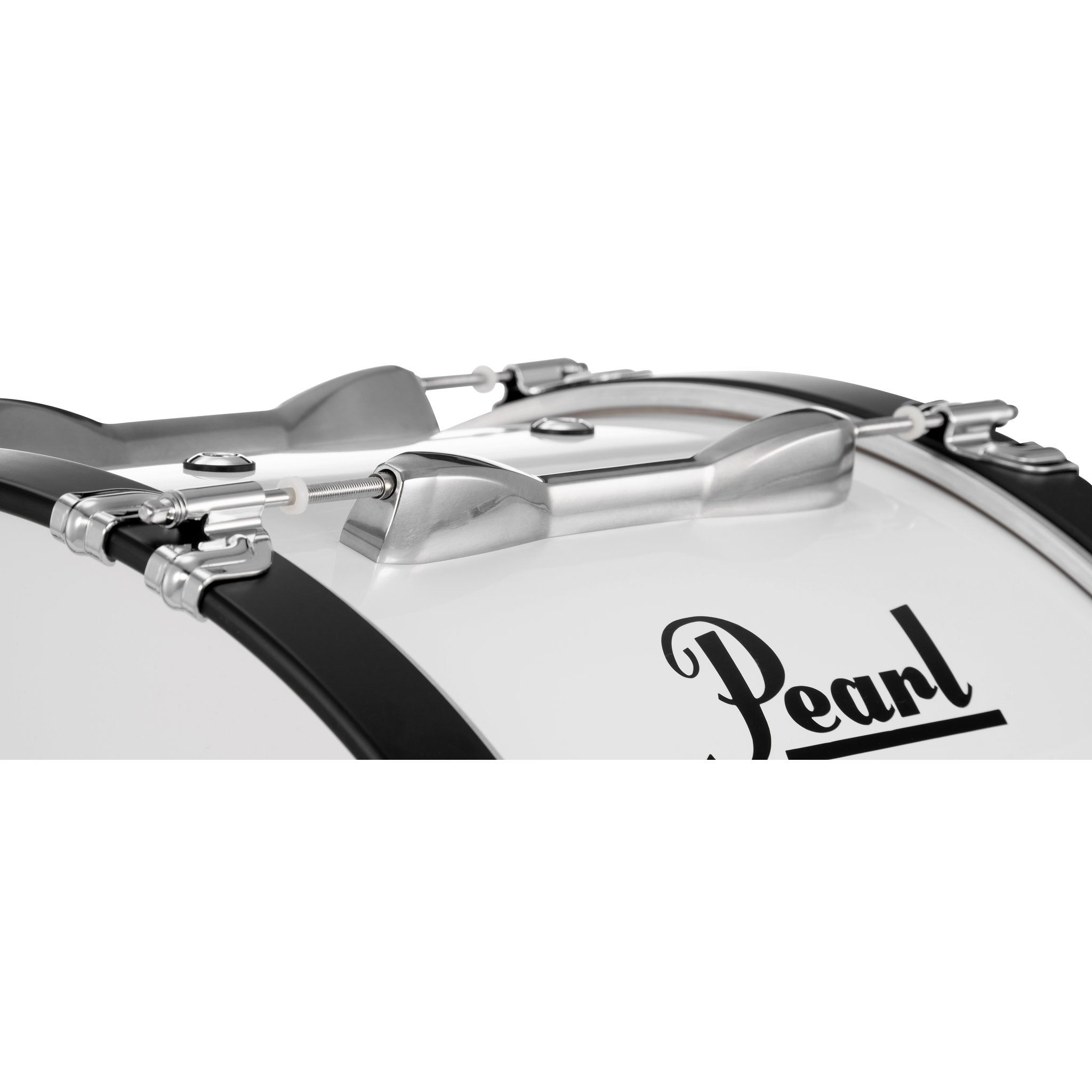 Pearl Finalist Birch Marching Bass Drum - 14" x 14" - Pure White - Image 5