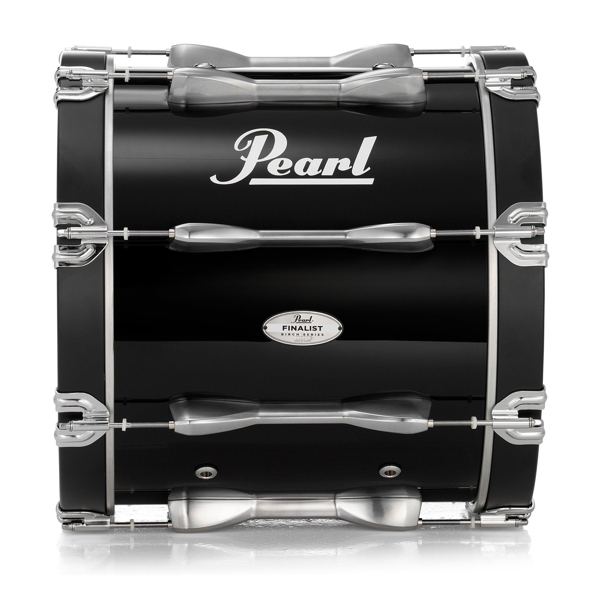 Pearl Finalist Birch Marching Bass Drum - 16" x 14" - Midnight Black - Image 3