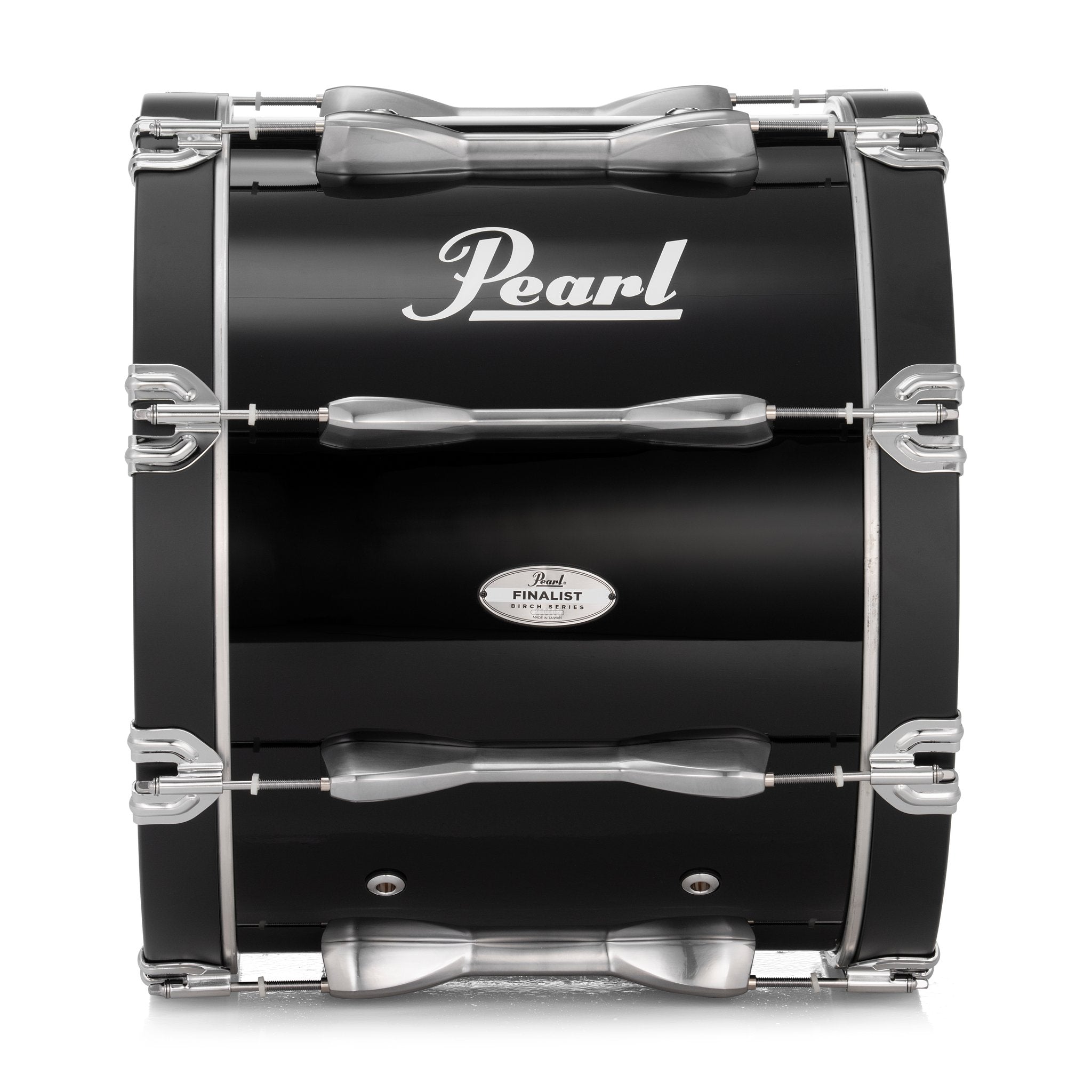 Pearl Finalist Birch Marching Bass Drum - 18" x 14" - Midnight Black - Image 3