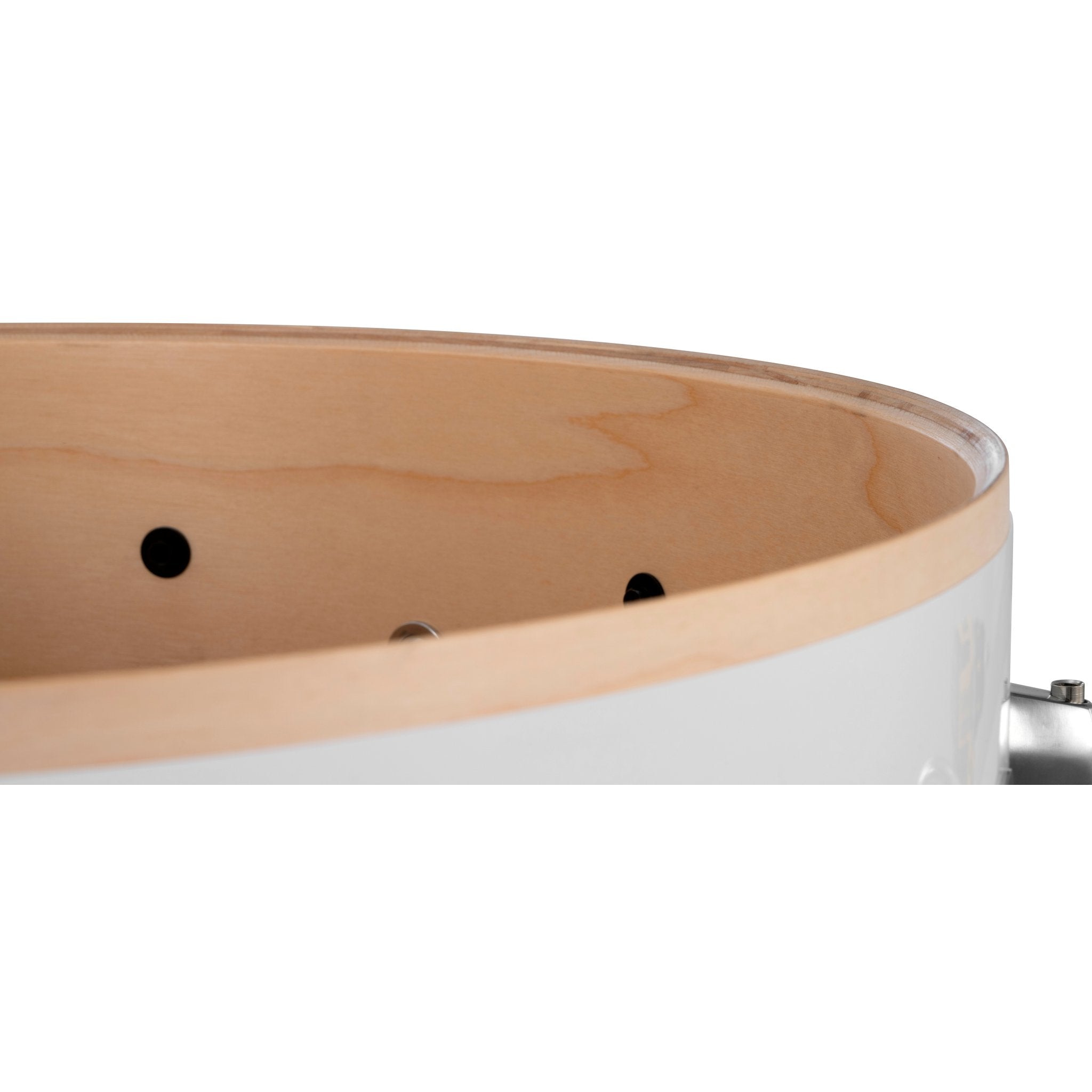 Pearl Finalist Birch Marching Bass Drum - 28" x 14" - Pure White - Image 8