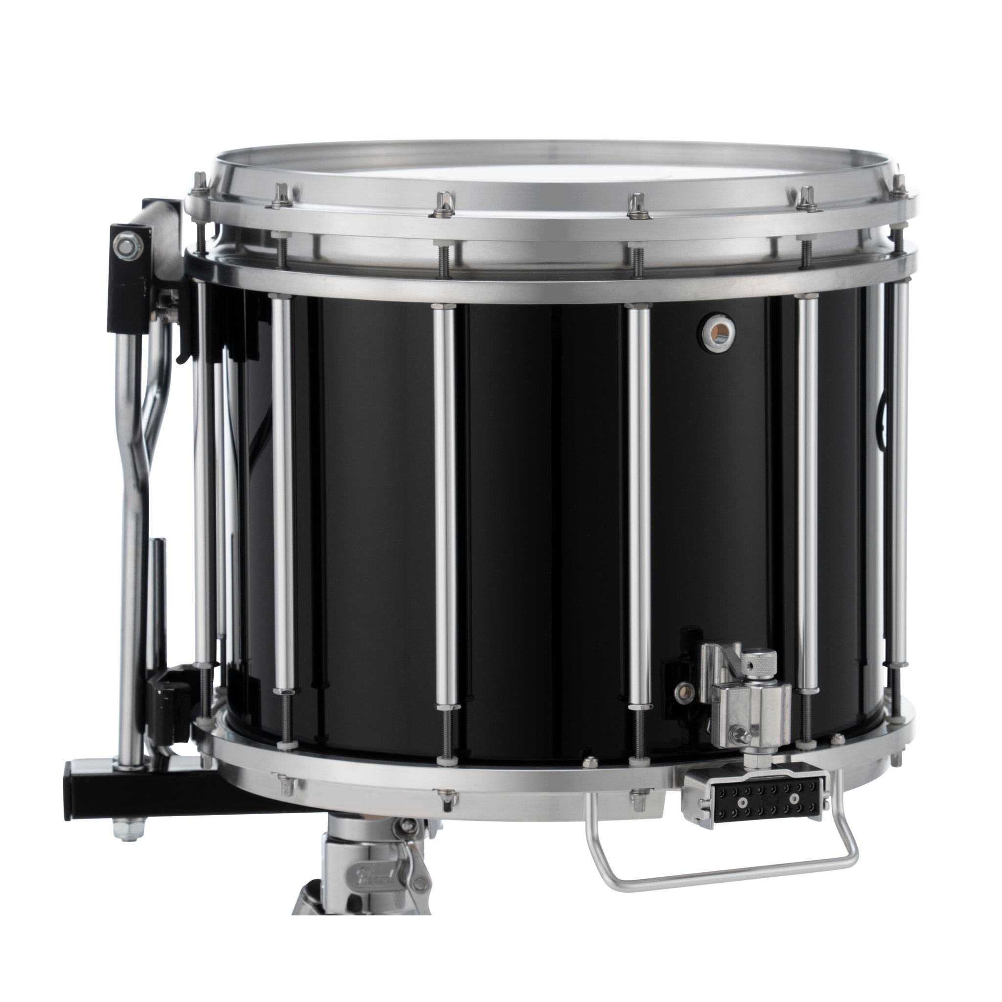 Pearl Finalist Birch Marching Snare Drum - 14" x 12" - Midnight Black - Image 3
