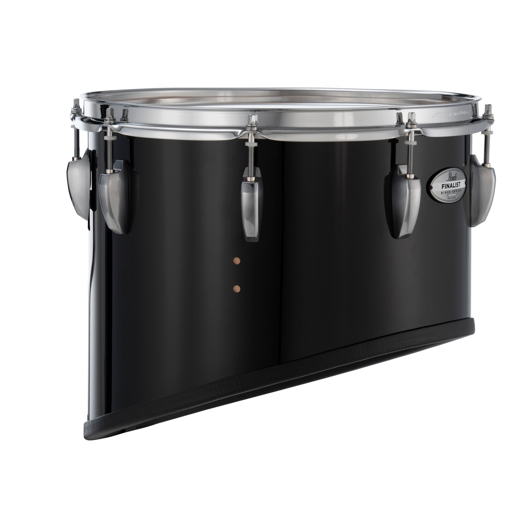 Pearl Finalist Birch Marching Tenor Drum - 14" - Midnight Black - With Mounts for CXS-2 - Image 6