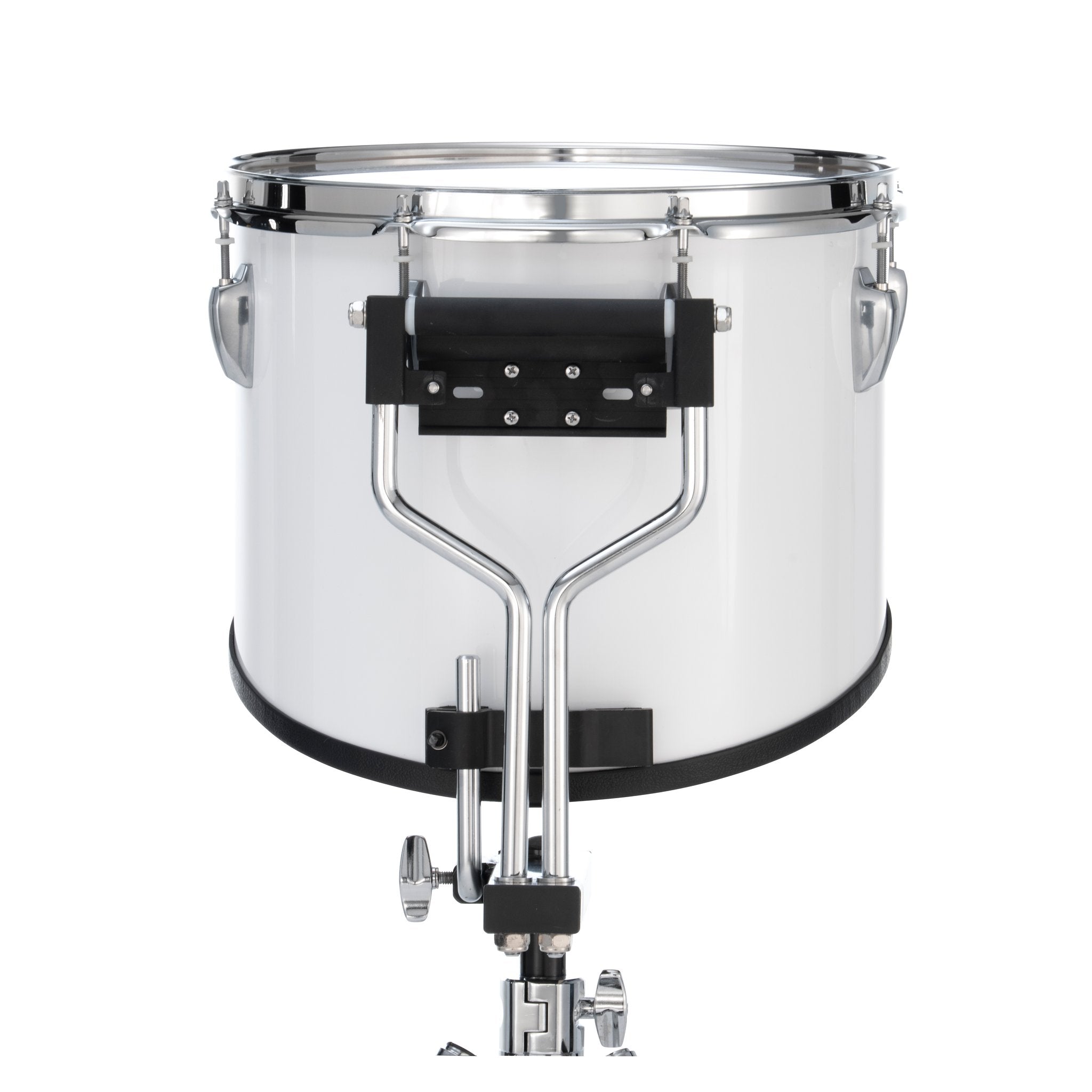 Pearl Finalist Birch Marching Tenor Drum - 14" - Pure White - With Mounts for CXS-2 - Image 4