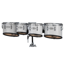 Pearl Finalist Birch Quint Marching Tenor Set - 6"/8"/10"/12"/13" - Pure White - Image 1