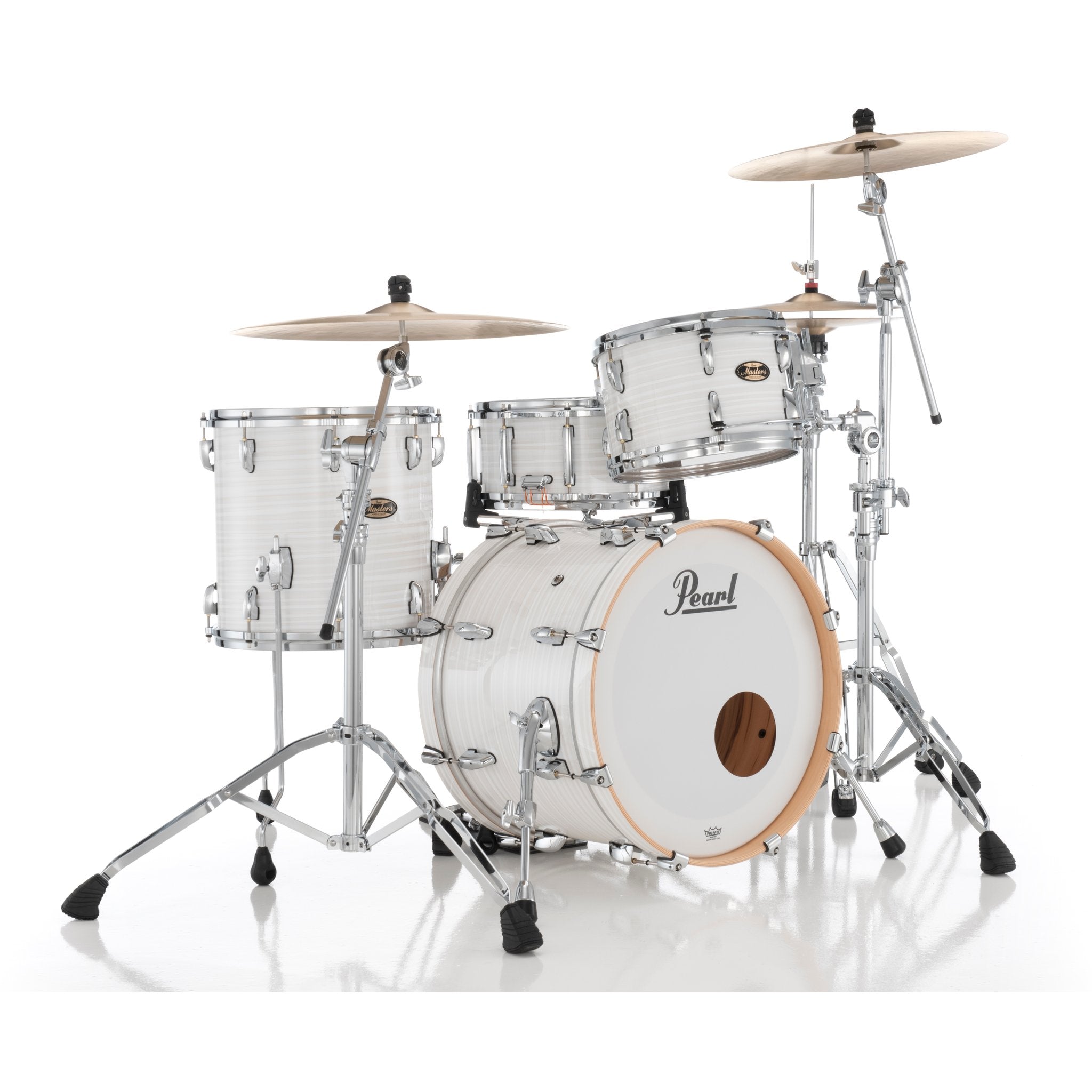 Pearl Masters Maple Gum 3-Piece Shell Pack with Gyrolock L Tom Mount - 20" Bass Drum - Image 2