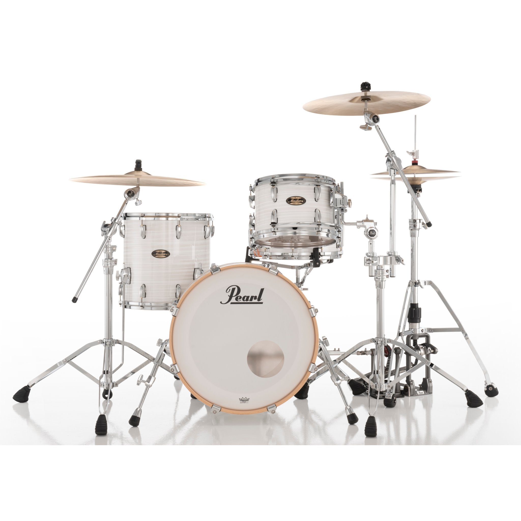 Pearl Masters Maple Gum 3-Piece Shell Pack with Gyrolock L Tom Mount - 20" Bass Drum - Image 1