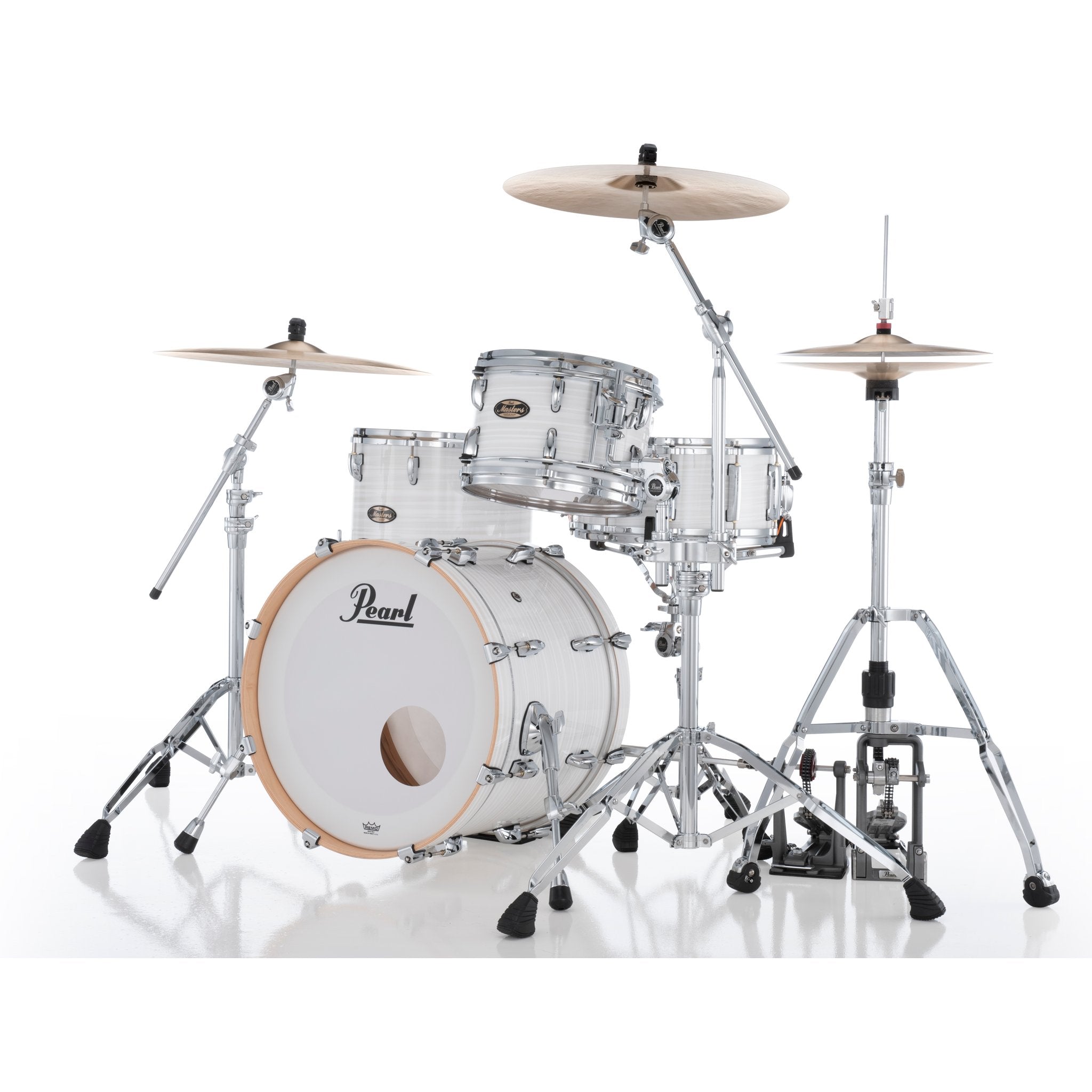 Pearl Masters Maple Gum 3-Piece Shell Pack with Gyrolock L Tom Mount - 24" Bass Drum MMGC943XPL/C854