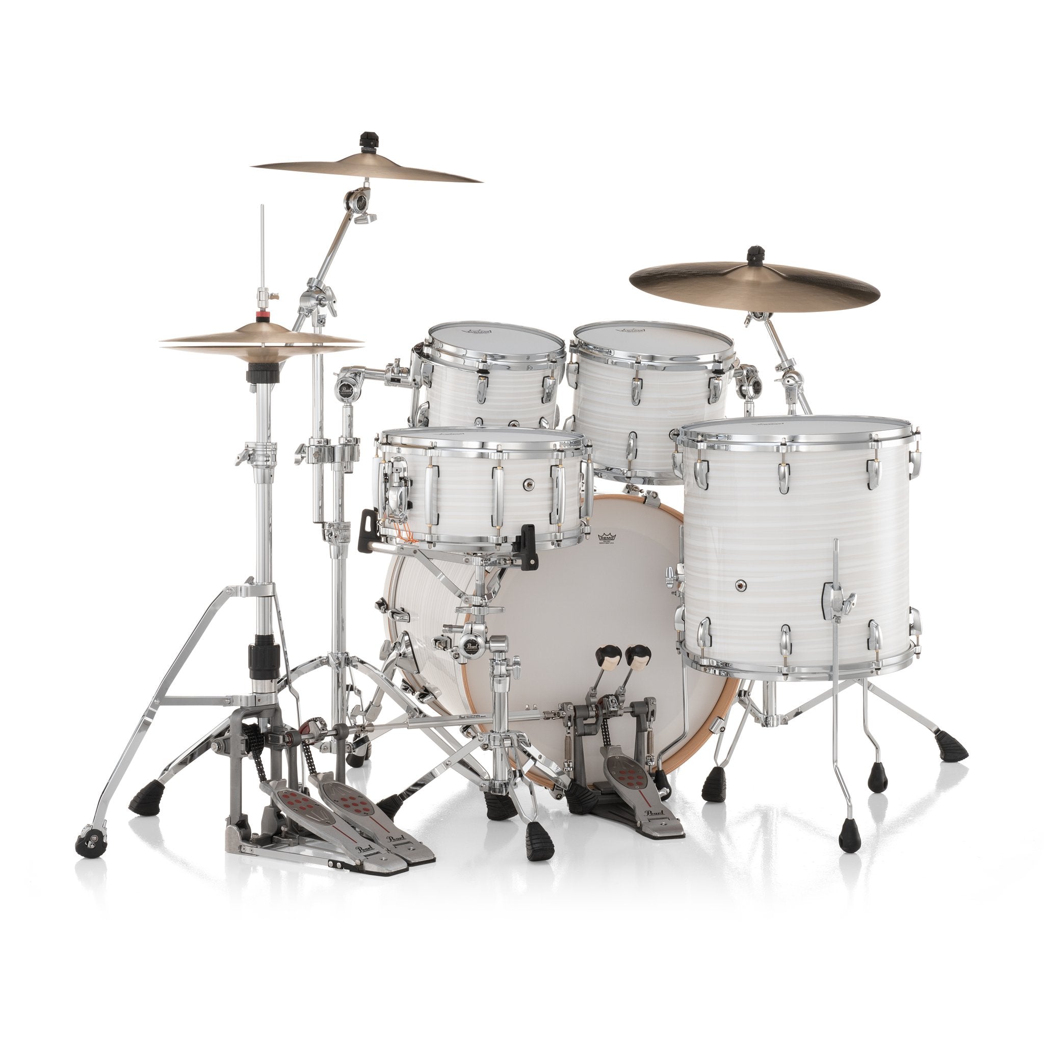 Pearl Masters Maple Gum 4-Piece Shell Pack with Gyrolock L Tom Mount - 22" Bass Drum - Image 7