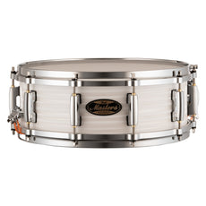 Pearl Masters Maple/Gum Snare Drum - 14" x 5" - White Ice Swirl - Image 1