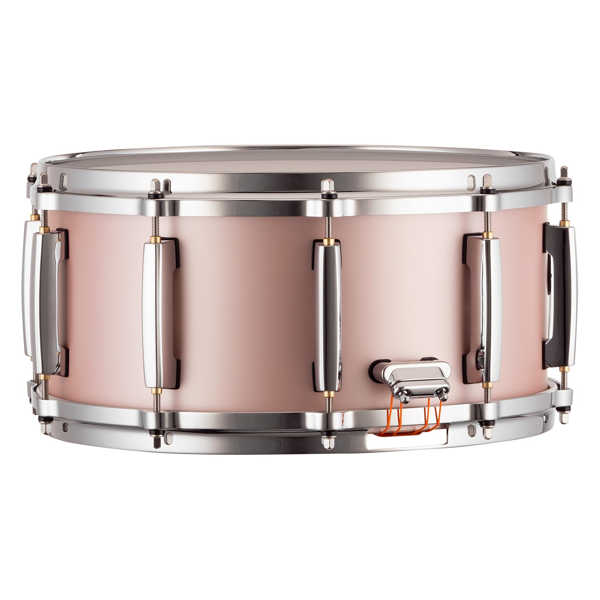 Pearl Masters Maple/Gum Snare Drum - 14" x 6.5" - Satin Rose Gold - Image 2