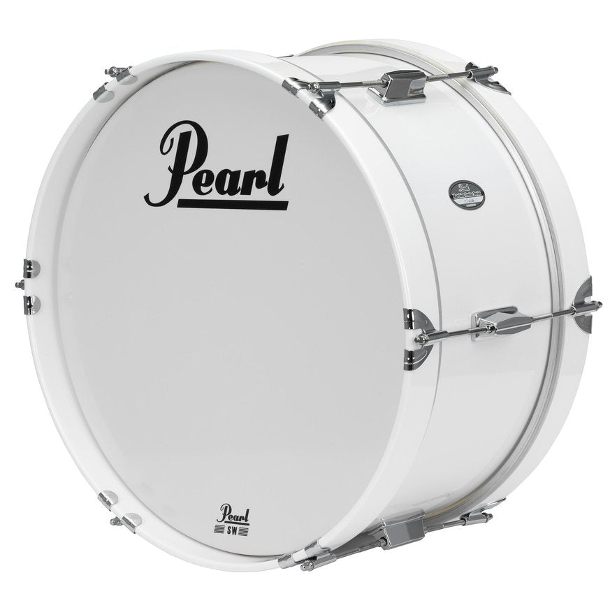Pearl Junior Marching bass drum MJB1808/CXN33 pure white