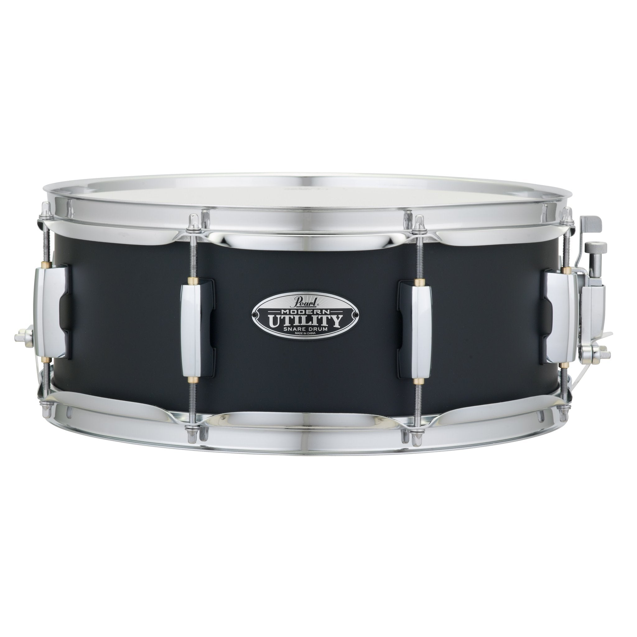 Pearl Modern Utility Maple Snare Drum - 14" x 5.5" - Satin Black - Image 1