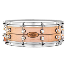 Pearl Music City Custom Solid Maple with Boxwood-Rose Inlay Snare Drum - 14x5 - Image 1