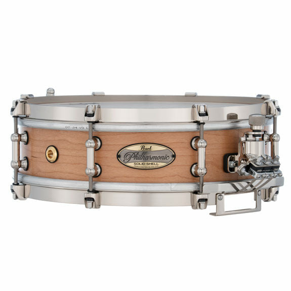 Pearl Philharmonic Concert Snare Drum - Solid Shell Cherry 14x4, 45 Degree Bearing Edges