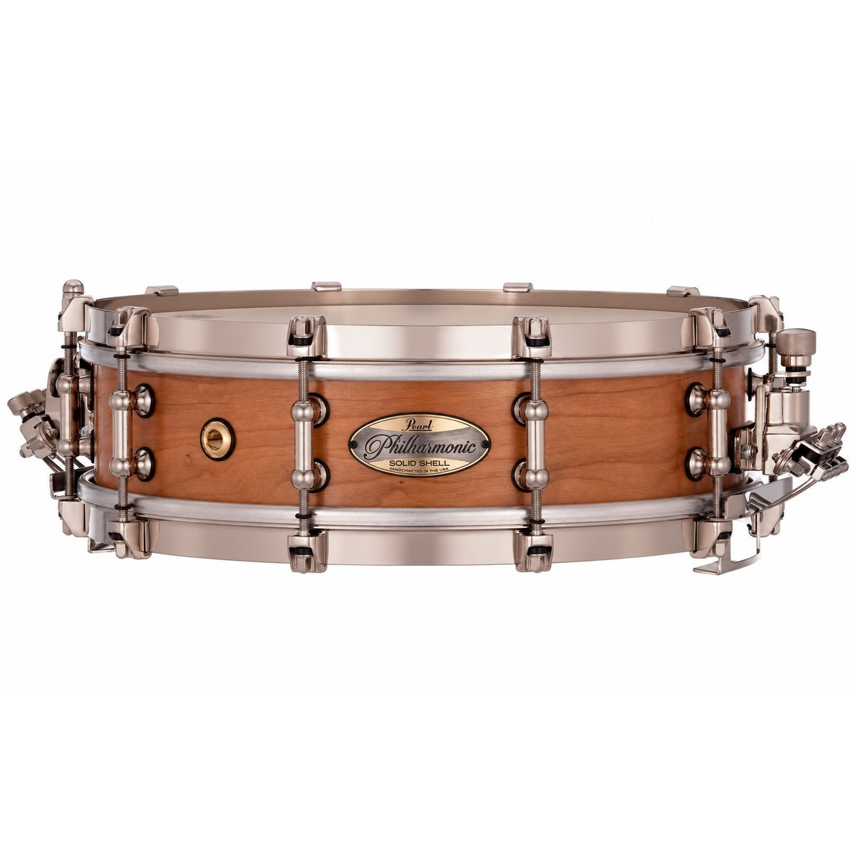Pearl Philharmonic Solid Shell Cherry Concert Snare Drum 14x4 Fully Rounded Bearing Edges No Inlay PHSC1440R/N1000