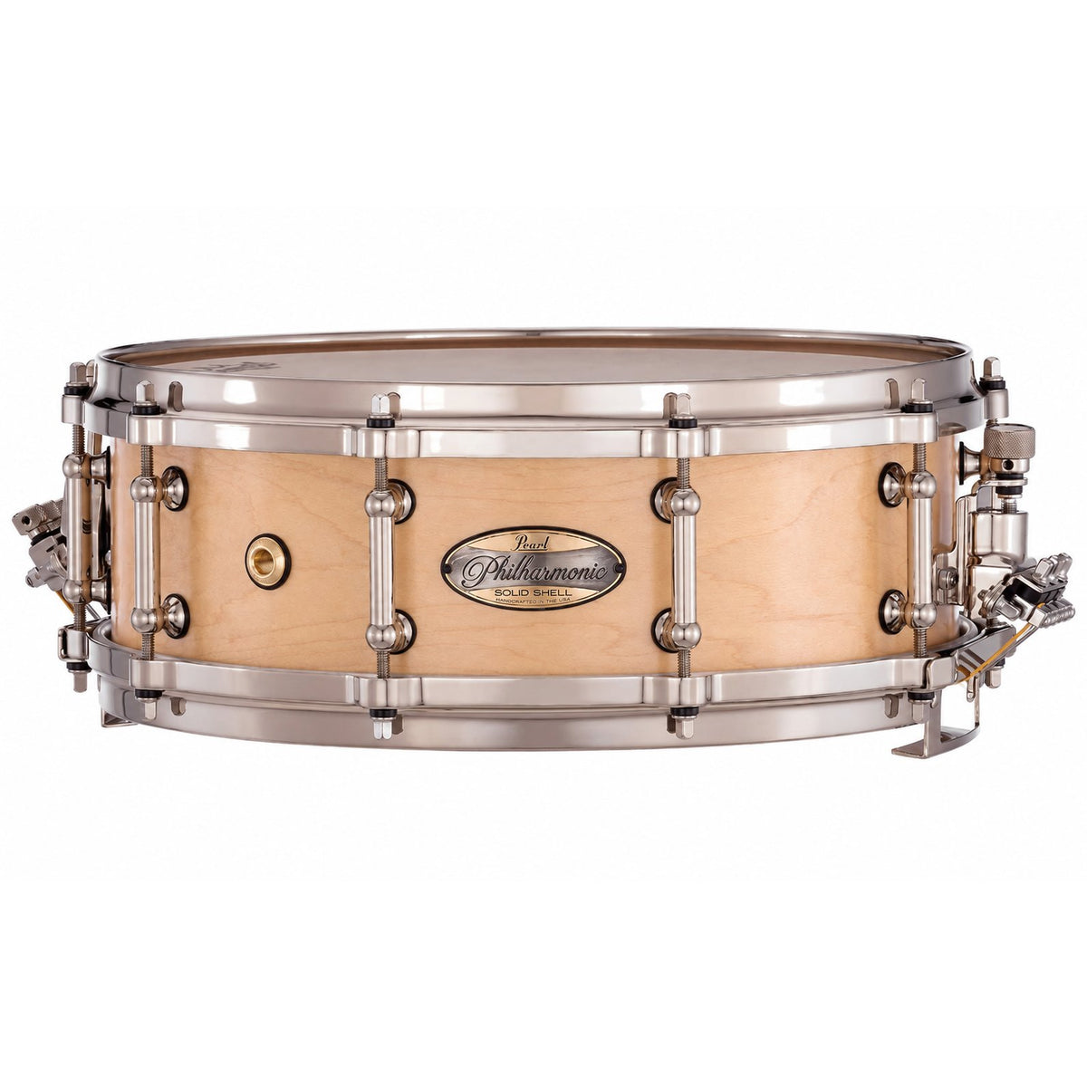 Pearl Philharmonic Solid Shell Concert Snare Drum 14x5 Fully Rounded Bearing Edges No Inlay PHSM1450R/N1000