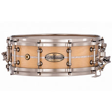 Pearl Philharmonic Solid Shell Maple Concert Snare Drum 14x5 45 Degree Bearing Edges Nicotine White Marine Inlay PHSM1450/N1005