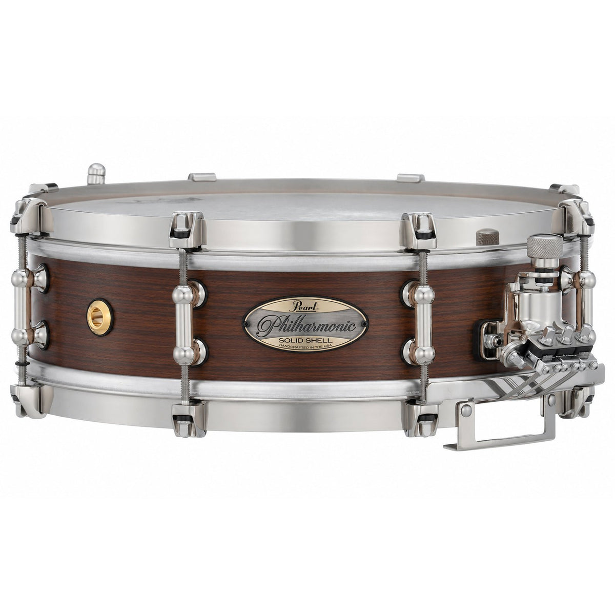 Pearl Philharmonic Solid Shell Rosewood Concert Snare Drum - 13" x 4" - 45-degree Bearing Edges No Inlay PHSR1340/N1000