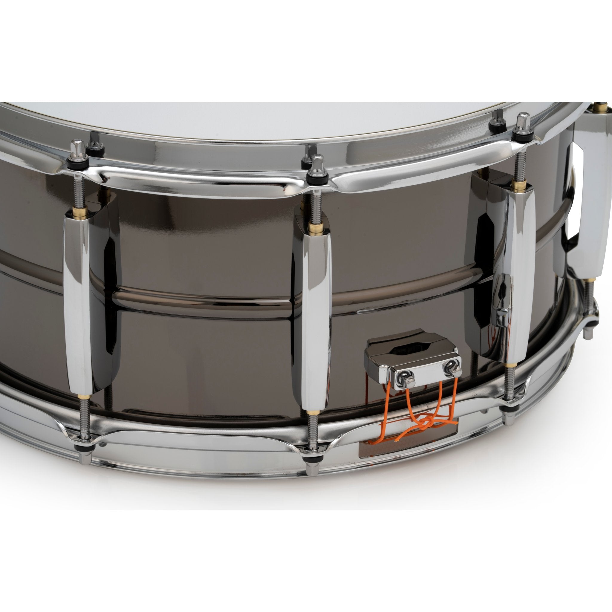 Pearl SensiTone Heritage Alloy Beaded Black Brass Snare Drum - 14x6.5 - Image 3