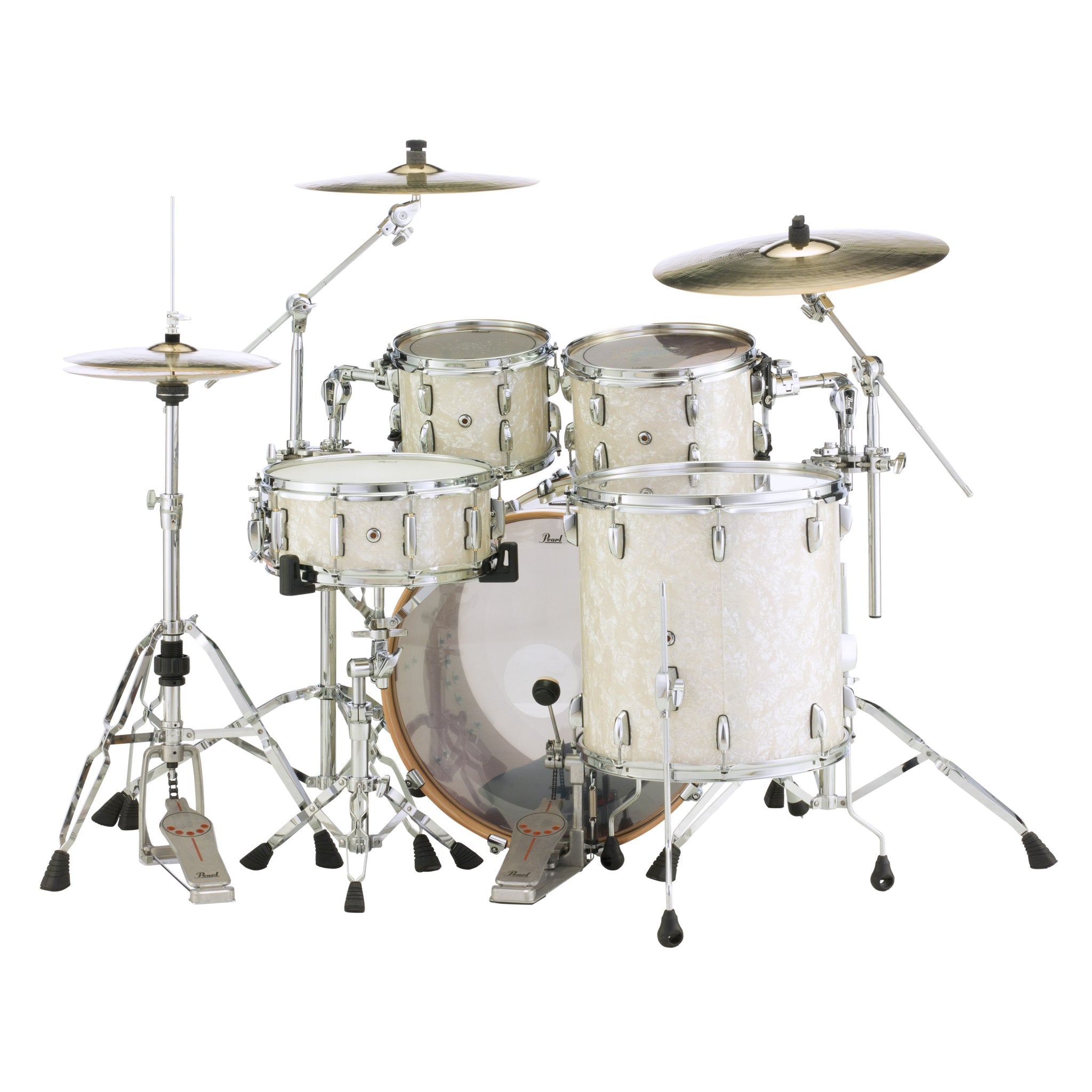 Pearl Session Studio Select 4-piece Drum Set Shell Pack - 22" Bass Drum - Nicotine White Marine Pearl - Image 3