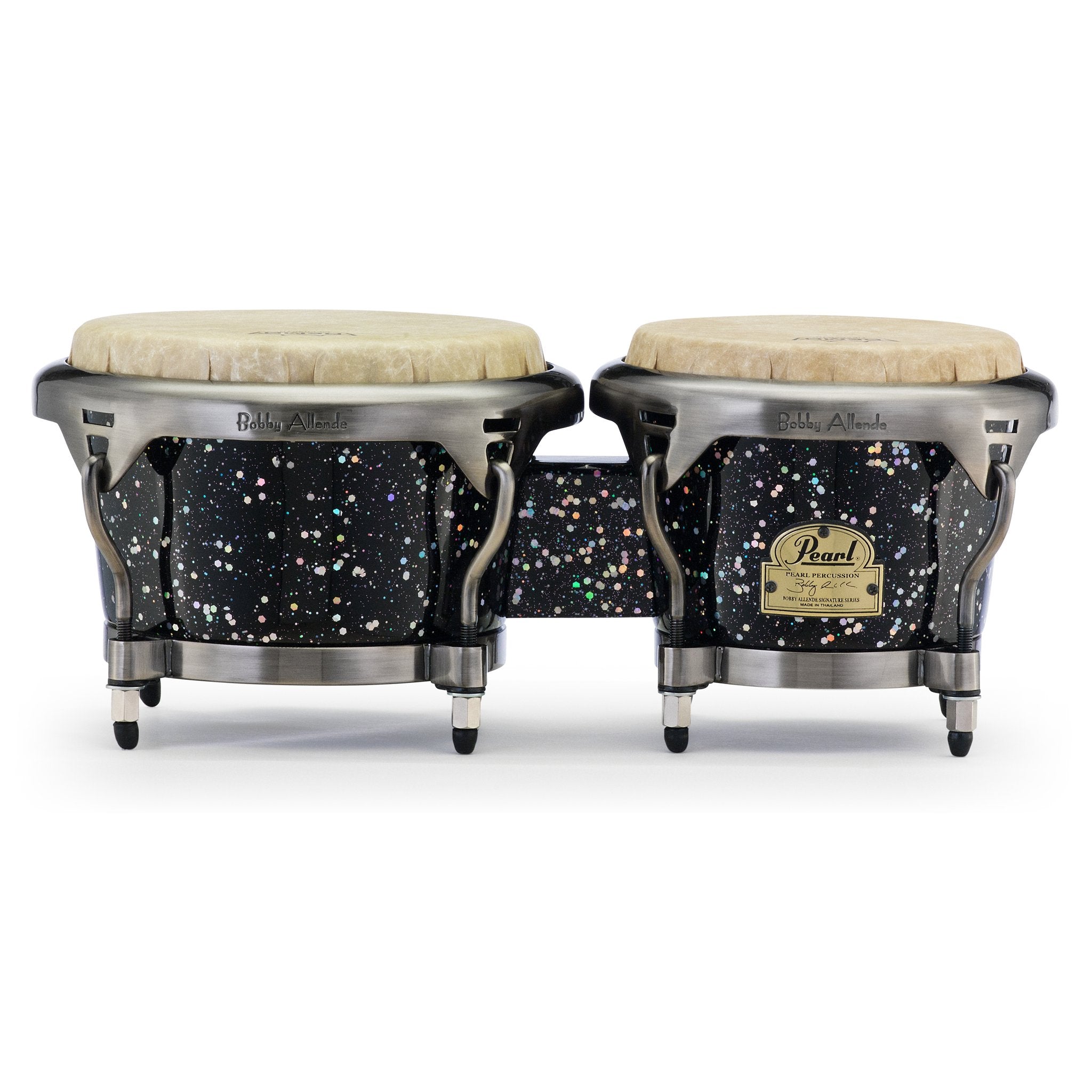 Pearl Signature Bobby Allende Fiberglass Bongos - Confetti - Image 1