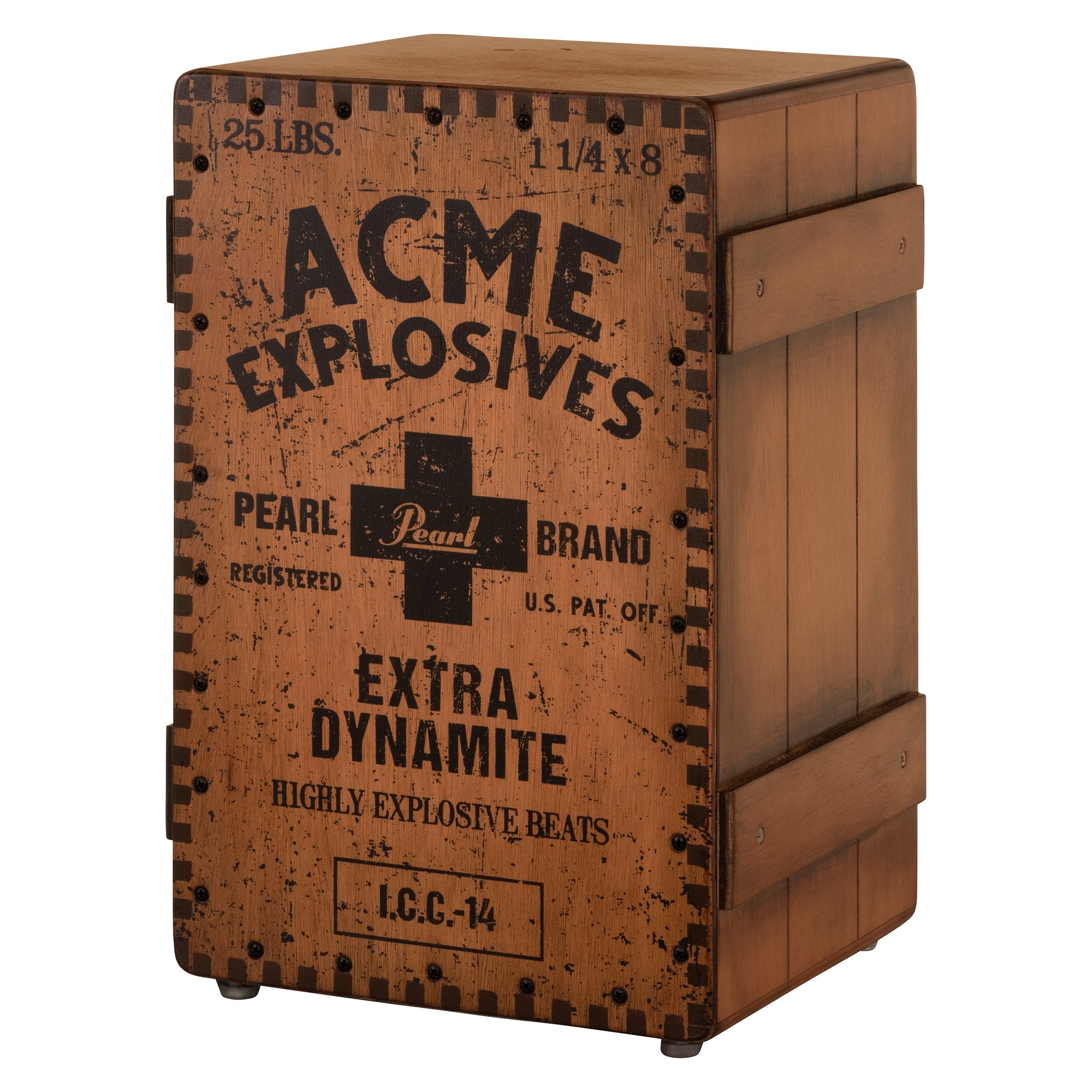 Pearl Vintage Style Crate Cajon - Acme Explosive - Image 1