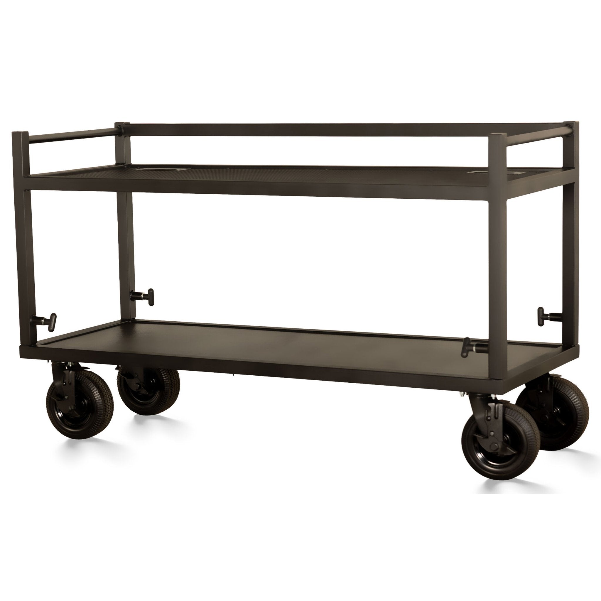Performance Carts Adjustable-Height Synth Cart PCK-100a Angled