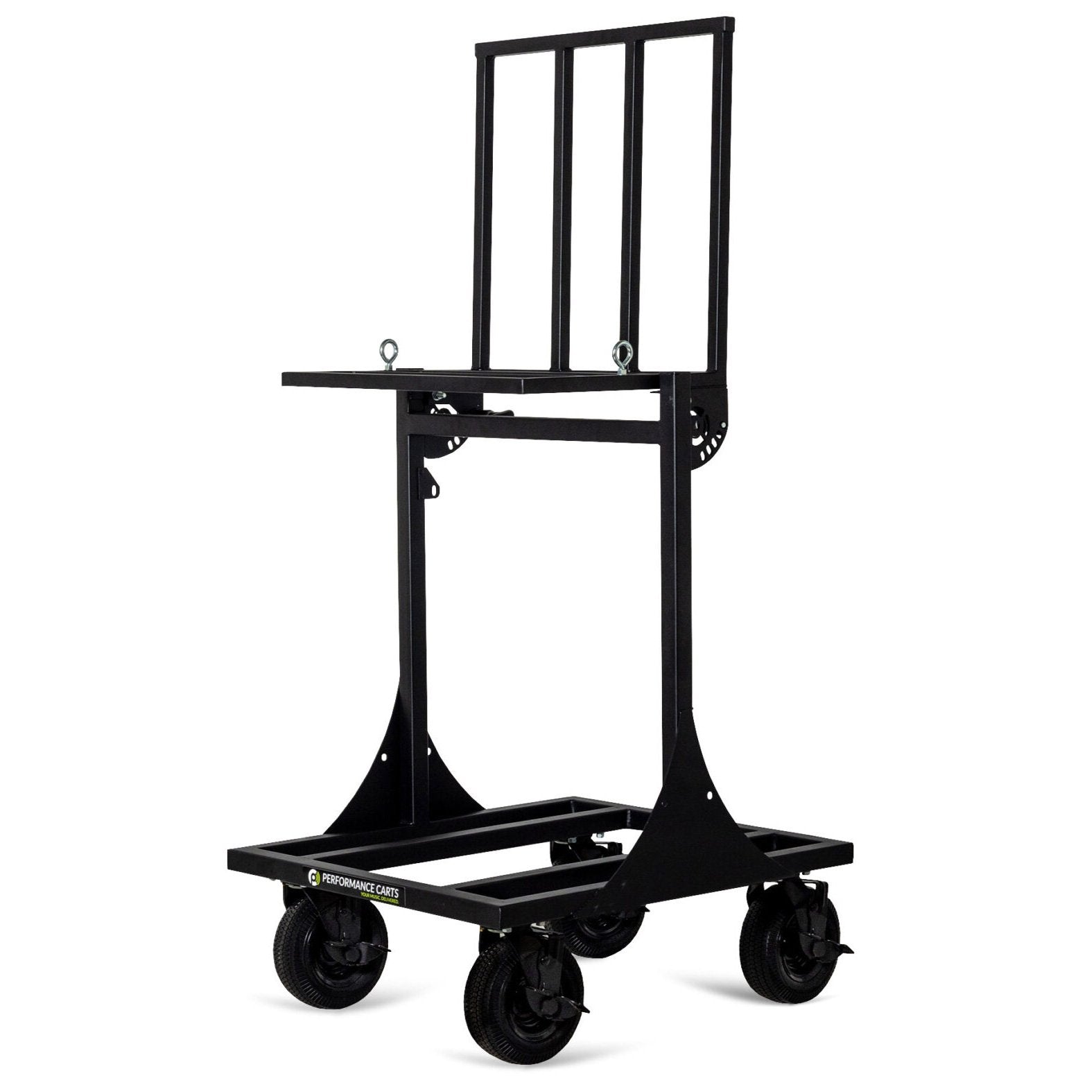 Performance Carts Adjustable Stacked Speaker Cart PCS-220 Angle Flat