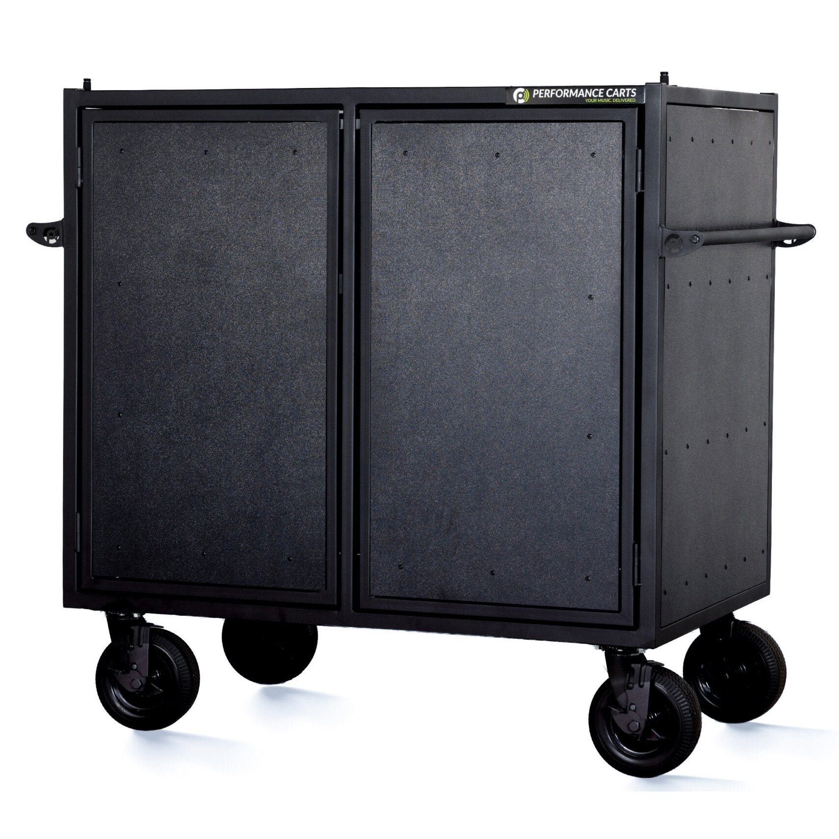 Performance Carts Double Mixer Cart PCM-200 Audience Side